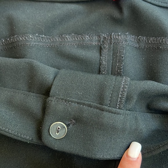 NWOT Vince Camuto Black Straight Leg Trouser Pants - Picture 3 of 6